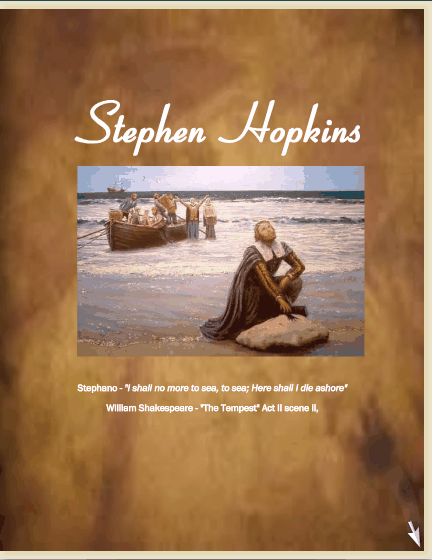 Stephen Hopkins Cover